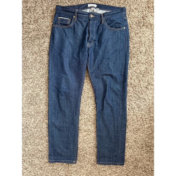Taylor Stitch Men’s Jeans Size 33x29 Slim Straight Medium Wash Organic Cotton - Picture 1 of 8